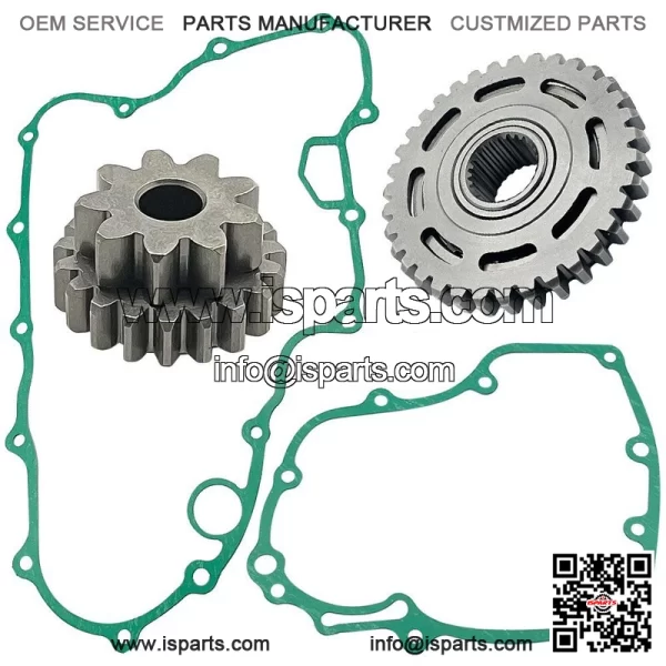 One Way Starter Clutch W/Gear Bearing Cover Gasket Kit for Honda TRX450ER TRX450 - Image 2