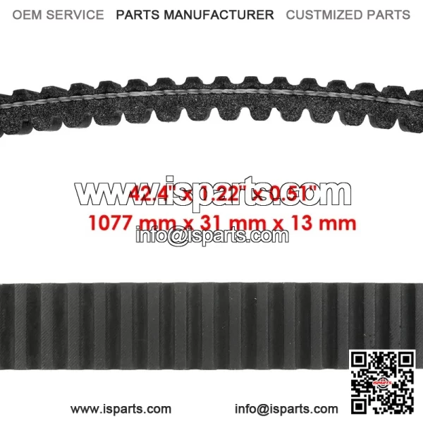 49094-0045 Clutch Converter Aramid Belt For Kawasaki Mule 3000 3010 KAF620 01-08 - Image 2