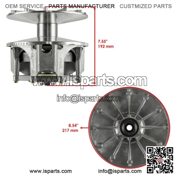 Primary & Secondary Clutch w/ Belt For Polaris RZR Turbo 4 2019 / RS1 2018-2022 - Image 2