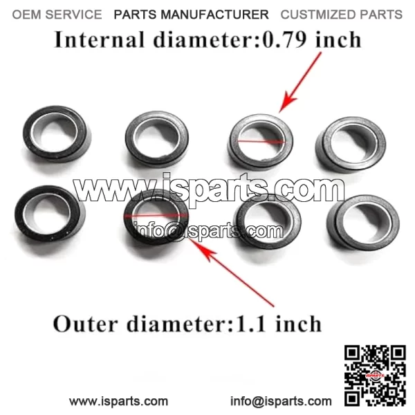 Hisun Clutch Roller Weights 18 Grams 8 Pack Replacement for Hisun UTV ATV 450 500 550 700 750 Coleman Axis Bennche Cub Cadet Replacement for YAMAHA RHINO 660 07-12 GRIZZLY 550 660 700 04-07 - Image 3