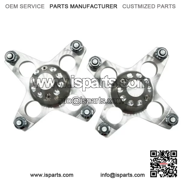 LSR Billet Front Wheel Hubs Set Yamaha Raptor 700 YFZ450 YFZ450R - Image 2