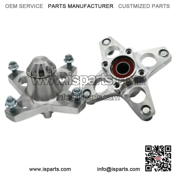 LSR Billet Front Wheel Hubs Set Yamaha Raptor 700 YFZ450 YFZ450R - Image 3