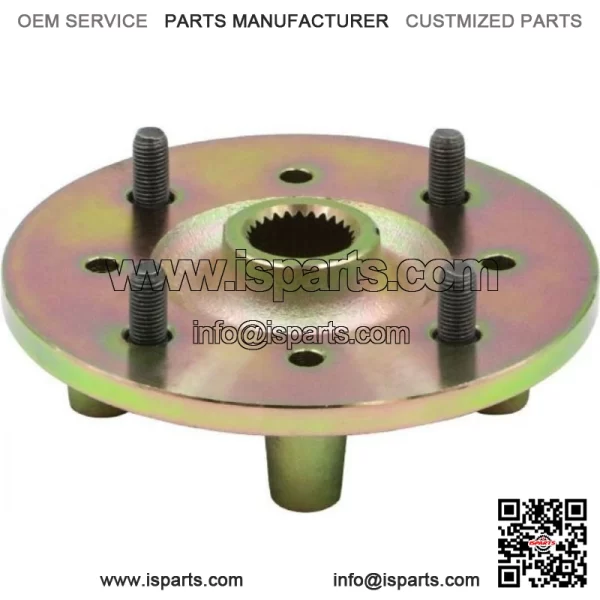 Wheel Hub - Front, UTV, Hisun, 700cc, 27 Spline Trivalent zinc - Image 2