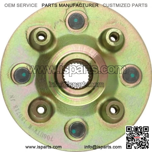 Wheel Hub - Front, UTV, Hisun, 700cc, 27 Spline Trivalent zinc - Image 3