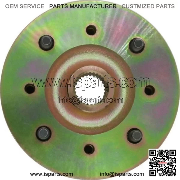 Wheel Hub - Front, UTV, Hisun, 700cc, 27 Spline Trivalent zinc - Image 4