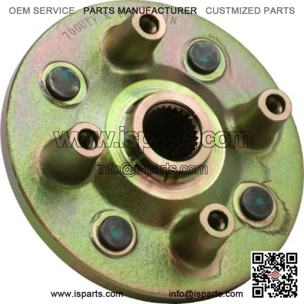 Wheel Hub - Front, UTV, Hisun, 700cc, 27 Spline Trivalent zinc - Image 5