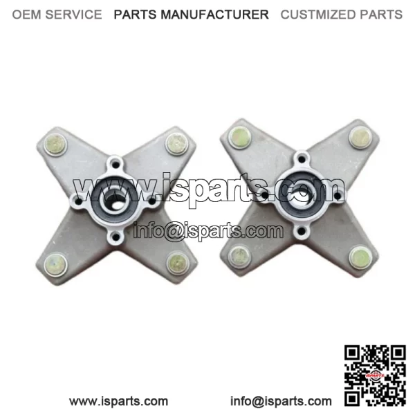 2 x NEW front hubs + studs seals bearings Yamaha Raptor 700 660 YFZ450 YFZ450r - Image 3