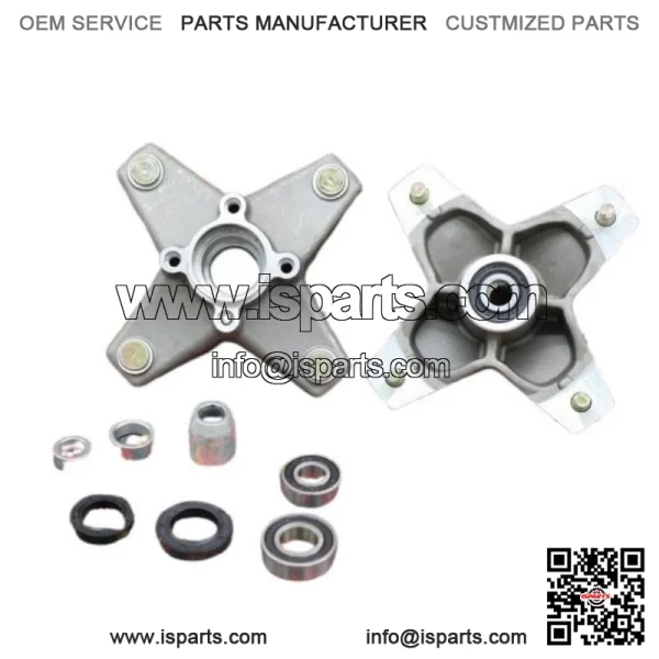 2 x NEW front hubs + studs seals bearings Yamaha Raptor 700 660 YFZ450 YFZ450r - Image 5