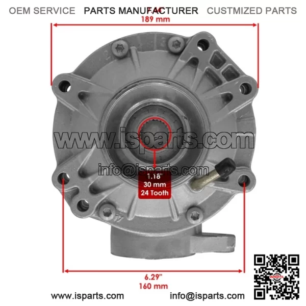 Complete Rear Differential Gear Case For Can-Am Outlander 800 800R 2006-2011 Natural color of aluminum alloy - Image 3