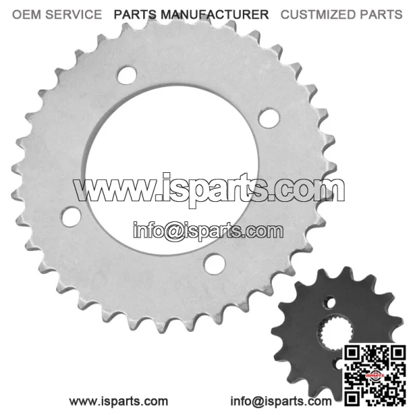 Front Rear Drive Chain Sprocket for Honda CRF70F 2004-2012 41201-GCF-670 - Image 4