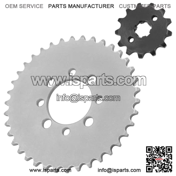 Drive Chain Sprockets For Kawasaki KLX110 2010-2024 42041-0082 13144-1043 - Image 5