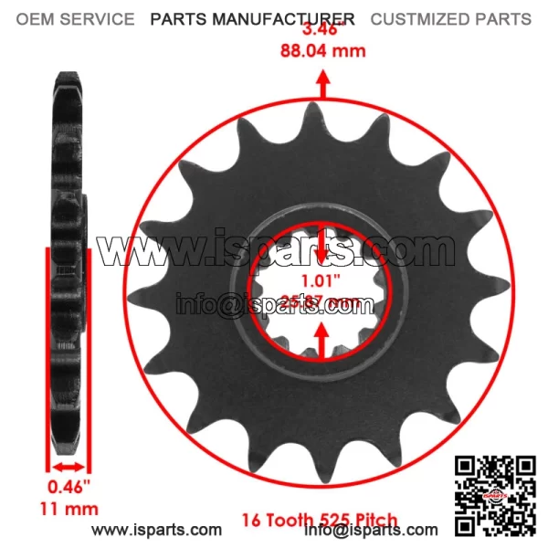 Drive Chain Sprockets For Yamaha YZF-R1 YZF-R1M 2015-2025 2CR-25441-00-00 - Image 2