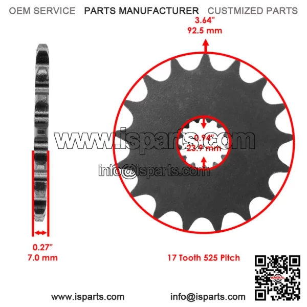Drive Chain Sprockets For Suzuki GSXS1000 2016-2024 64511-04K00 - Image 3