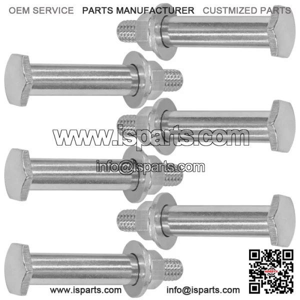 2108765SM 2108765 Deck Wheel Bolt for Briggs & Stratton Ferris Murray / 714760SM - Image 4