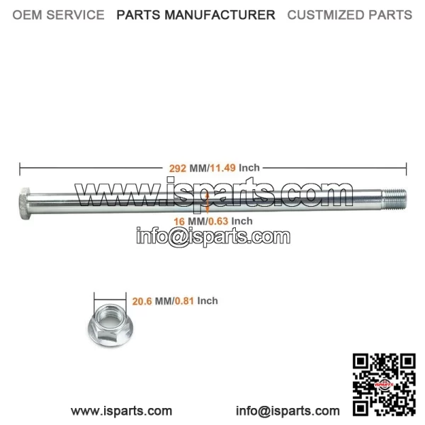 Swing Arm Pivot SHAFT Bolt & Nut for Yamaha Raptor 660R YFZ450 2001 2002 - 2013 - Image 2