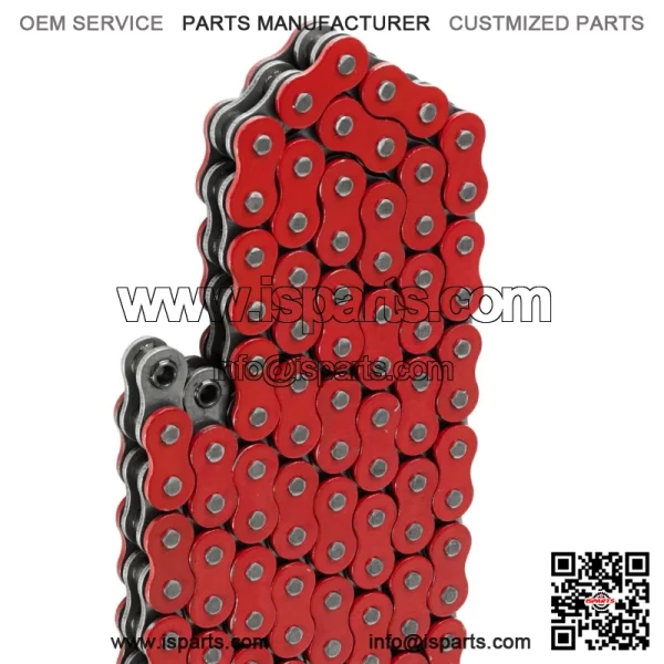 O-Ring Drive Chain for Honda TRX450R 2004 2005 2006 2007 2008 Red - Image 3