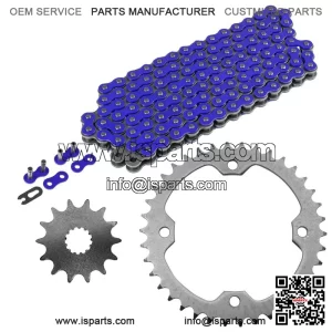 Blue Drive Chain And Sprockets Kit for Yamaha YFZ450 YFZ450V 2004-2013