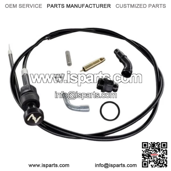 Choke Cable & Carburetor Plunger Valve For Honda Foreman 450 TRX450 FE FM ES S - Image 2