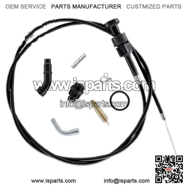 Choke Cable & Carburetor Plunger Valve For Honda Foreman 450 TRX450 FE FM ES S - Image 3
