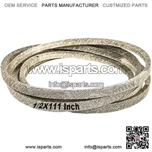 Replacement V-belt for HUSQVARNA 532165631, 531007551, 531008023 (1/5.1 cmx281.9 cm) (A109) made of Kevlar