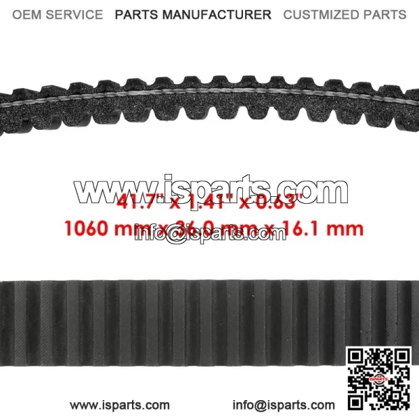 Drive Aramid Belt for Arctic Cat M6 M8 EFI 141 153 162 2007-2011 / 0627-046 - Image 2