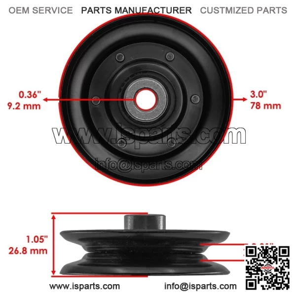 AM115682 AM128646 M114763 Drive Pulleys & Belt For John Deere GT242 GT262 GT275 - Image 2