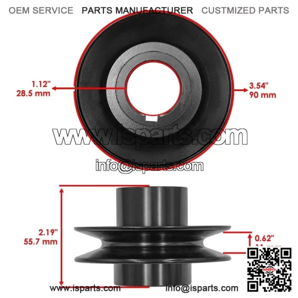 Drive Pulley for Dixon Ram48 RamMag 44 RamMag 50 Speed ZTR48  Ram52 - Image 2