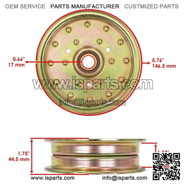 116-4669 126-9197 99-8912 13739 1164669 1269197 Deck Pulley for Toro Exmark - Image 2