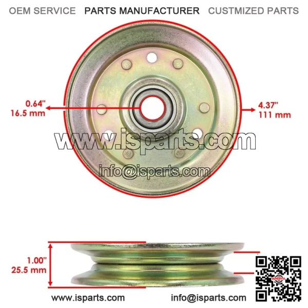 65-5940 64-5940 Deck Idler Pulley For Toro 30144 30148 30152 30162 30575 - Image 2