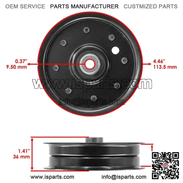 AM103018 AM121238 Drive Idler Pulley For John Deere S80 S82 S92 - Image 3