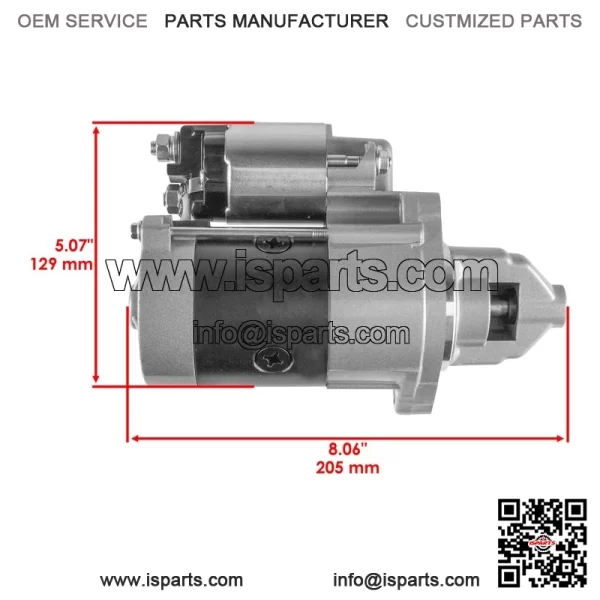428000-6600 428000-6601 SR428000-6600 Starter for Kawasaki Engine 12V CW 10Teeth - Image 2