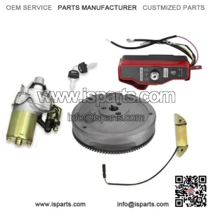 Electric Start Kit Flywheel Starter Motor fits Honda GX340 11HP GX390 13HP