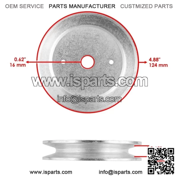 48" Deck Spindle & Pulley Blade for Husqvarna TS148X YT21548 YTH24K48 YTA24V48 - Image 3