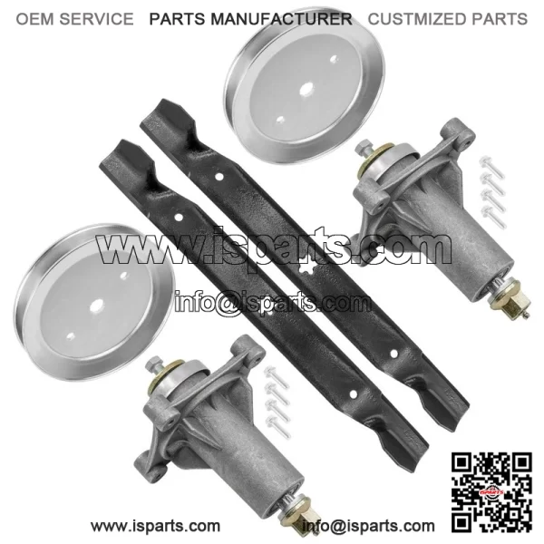 42" Deck Spindle & Pulley for Dixon D19KH42 D20KH42 960410230 960460043 - Image 5