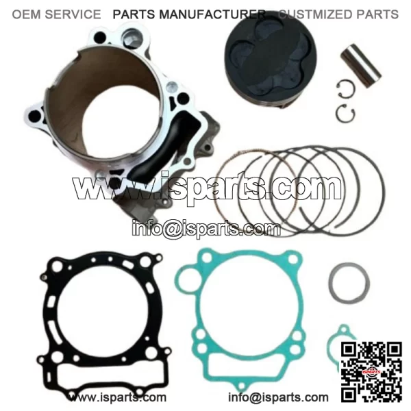 Cylinder Piston Gasket Top End Rebuild Kit For 2004-2009 Yamaha YFZ450 95mm L@@K - Image 2