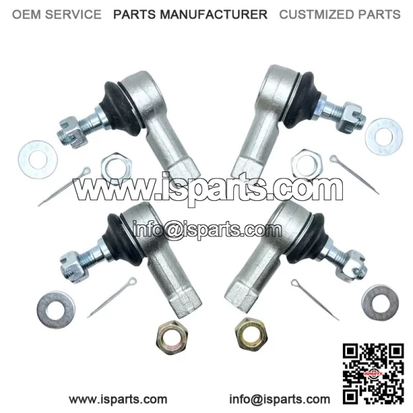 Heavy Duty Chromoly Tie Rod Ends End Left Right Kit TRX250R TRX400EX TRX450R - Image 3