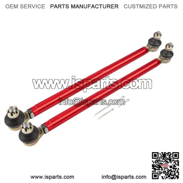 For Yamaha Raptor 700 700R YFM700 R Tierods Ends Ball Joints Kit 2006-2023 Red