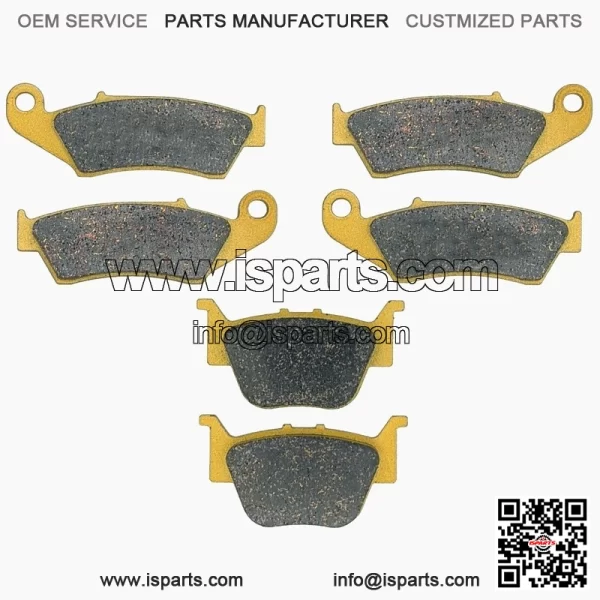 Honda TRX450 R/ER 2004-2014 Ceramic Brake Pad Set Front & Rear - Image 2