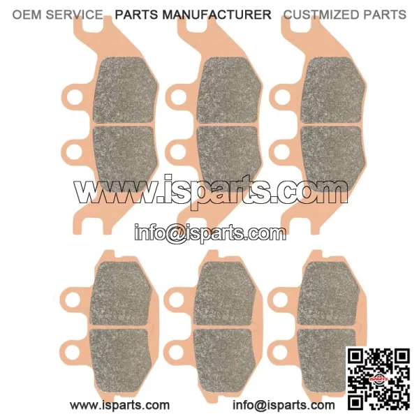 Front and Rear Sintered Brake Pads For KVF300 Brute Force 2012-2024