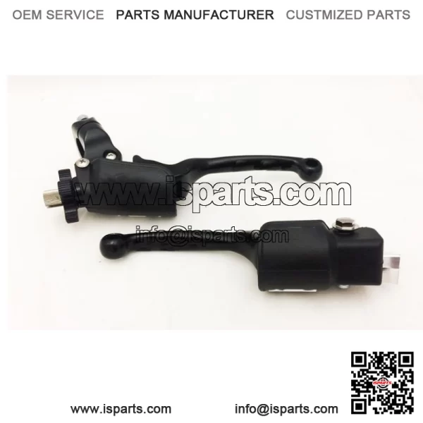 Black F3 Unbreakable Brake + Clutch Levers Kit Yamaha Raptor 700 YFZ450R - Image 4