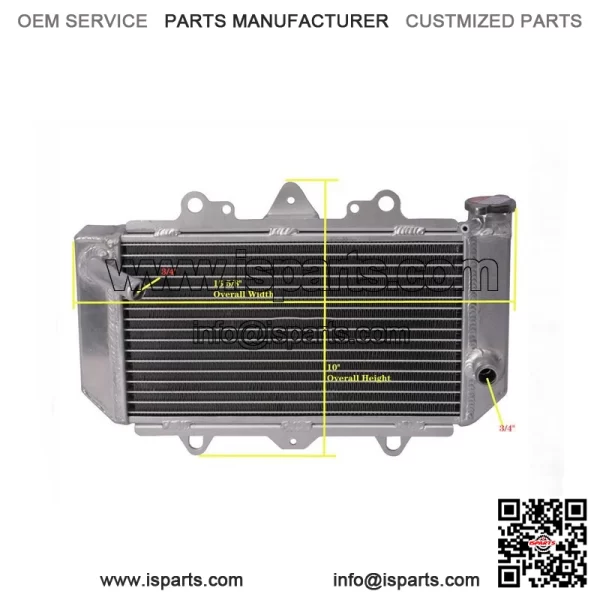 New All Aluminum Radiator For Yamaha YFZ450 2004-2008 2ROWS