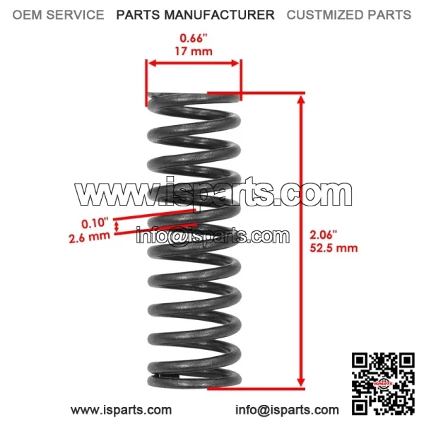 90501-224A8-00 Clutch Spring For Yamaha YFZ450 2004-2005 / YFZ450 SE 2005-2006 - Image 2