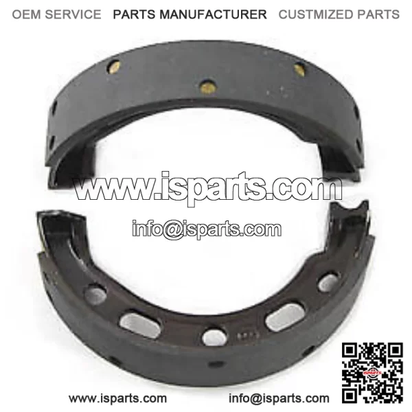 Cast Iron Rear Brake Shoe Set fits Harley Davidson