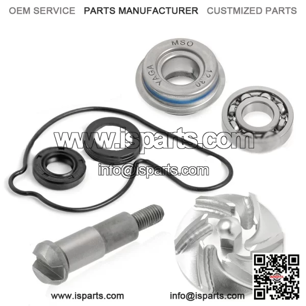 Water Pump Seal Repair kit Impeller + Shaft For Honda TRX450R TRX450ER 2004-2014 - Image 2