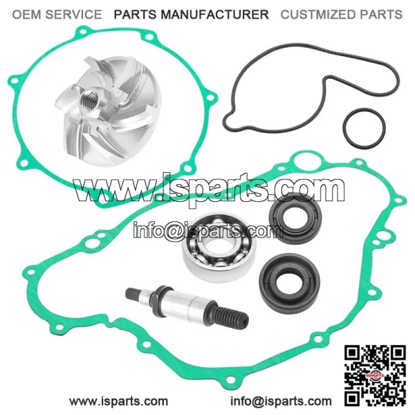 Water Pump Rebuild Kit for Yamaha YFZ450 2004-2013 Impeller Bearing Shaft Gasket - Image 3