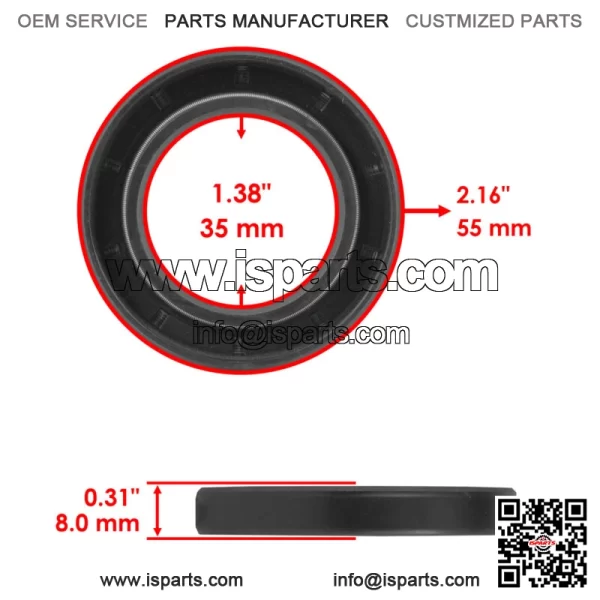 Pump Oil Seal For Sea-Doo Sportster 1800 98-2000 / Challenger 1800 97- 99 - Image 2