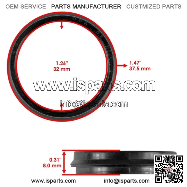 Swing Arm Oil Seal For Yamaha Big Wheel 200 BW200 1985-1988 / RD200 1974-1976 - Image 2