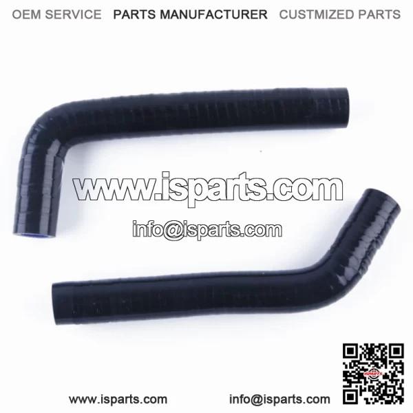 For 2004-2013 Yamaha YFZ 450 YFZ450 Silicone Radiator Hoses Black Coolant Pipe - Image 2