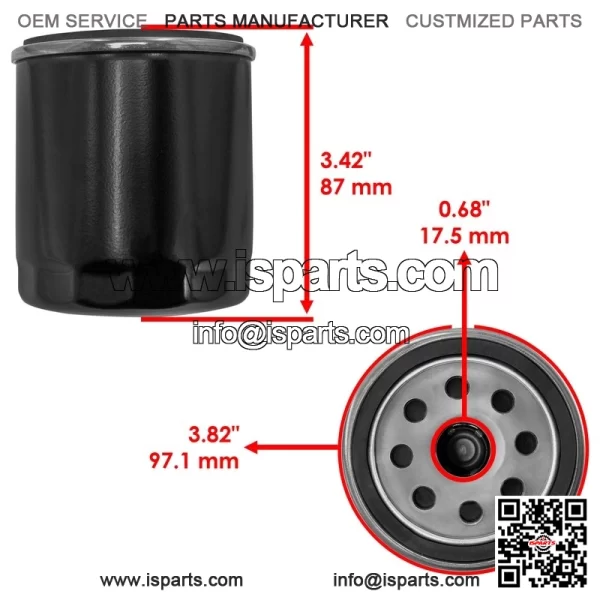Oil Filter For Harley Davidson FLHR 1FDL FD93 Road King 1993-1998 - Image 2