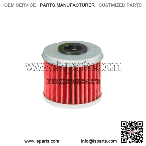 Honda TRX450R TRX450ER HiFlo Oil Filter HF116 TRX 450R 450ER - Pack of 5 - Image 2